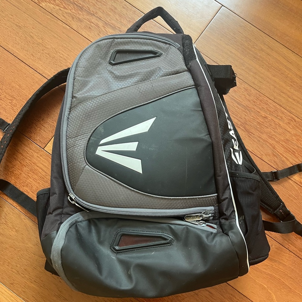 Easton Charcoal and Black Baseball Backpack